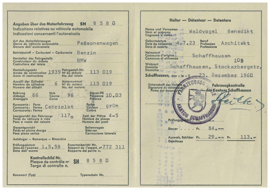 Schweizer Fahrzeugausweis (2)